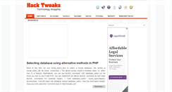 Desktop Screenshot of hacktweaks.com